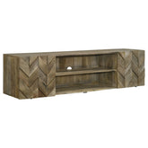 Orleans Furniture - Coaster - Keese 2-door Wood 70-inch TV Stand Media Console Mango Brown - 702333